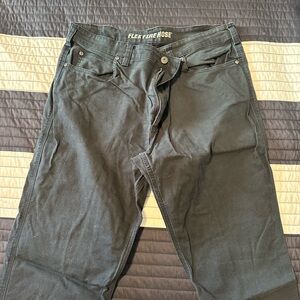 Duluth Trading Co Black Cotton-Spandex Pants